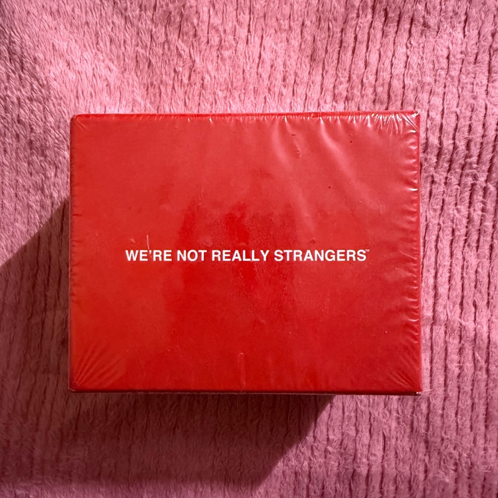 We're Not Really Strangers Card Game